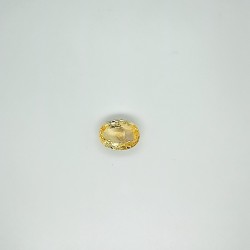 Yellow Sapphire (Pukhraj) 6.72 Ct Lab Tested